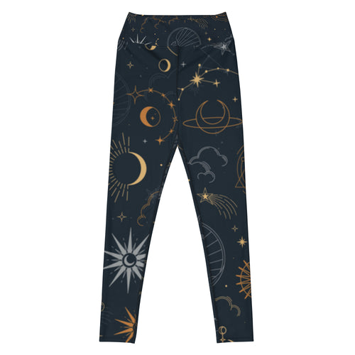 Rio Edition Astrology Yoga Leggings front view