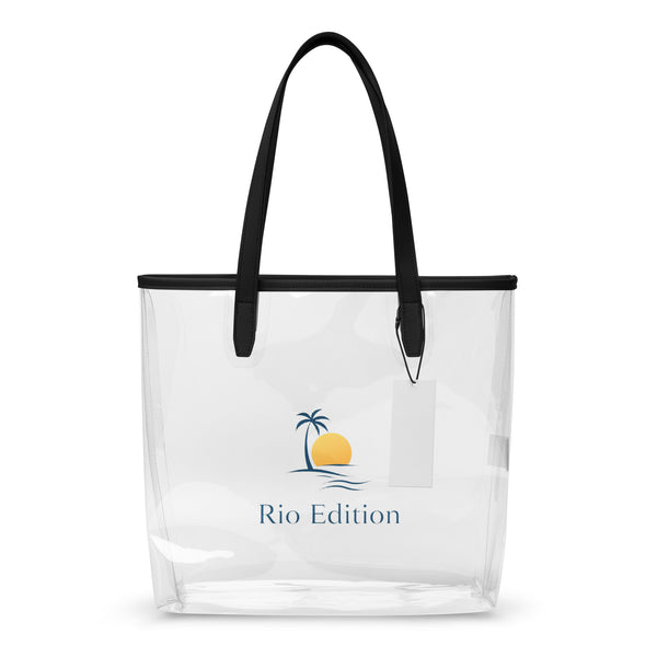Rio Edition Clear Tote Bag front view